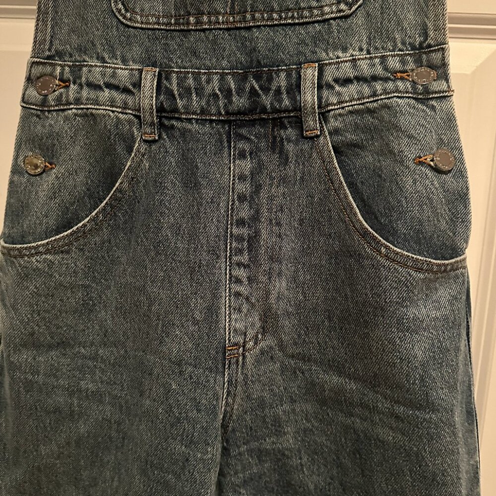 Bootcut Denim Overalls - Picture 3 of 5